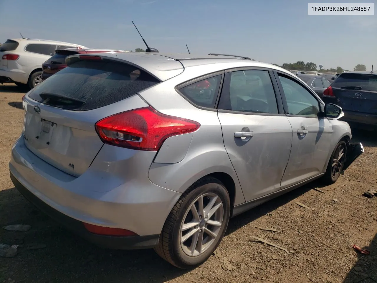 2017 Ford Focus Se VIN: 1FADP3K26HL248587 Lot: 68682434