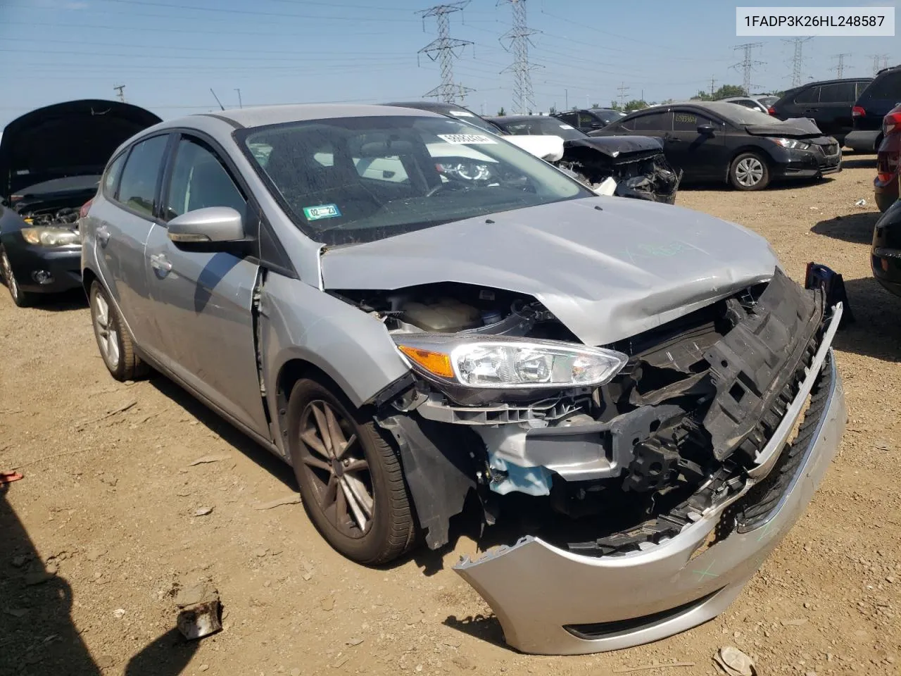 2017 Ford Focus Se VIN: 1FADP3K26HL248587 Lot: 68682434