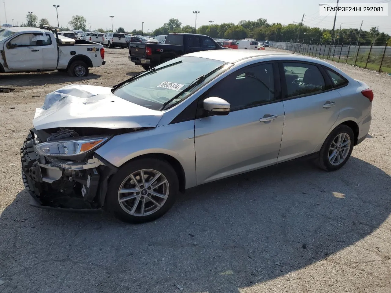 2017 Ford Focus Se VIN: 1FADP3F24HL292081 Lot: 68985144