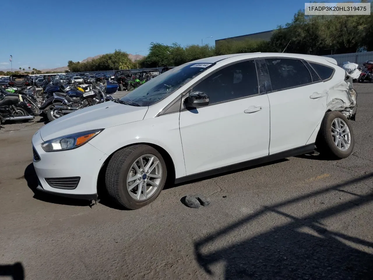 2017 Ford Focus Se VIN: 1FADP3K20HL319475 Lot: 69044144