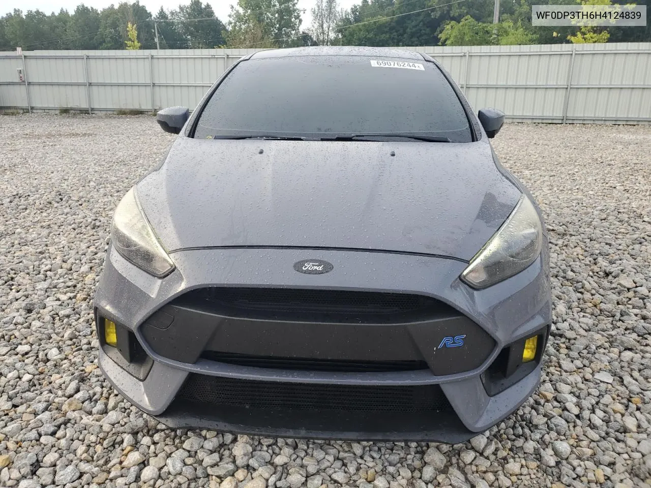 2017 Ford Focus Rs VIN: WF0DP3TH6H4124839 Lot: 69076244