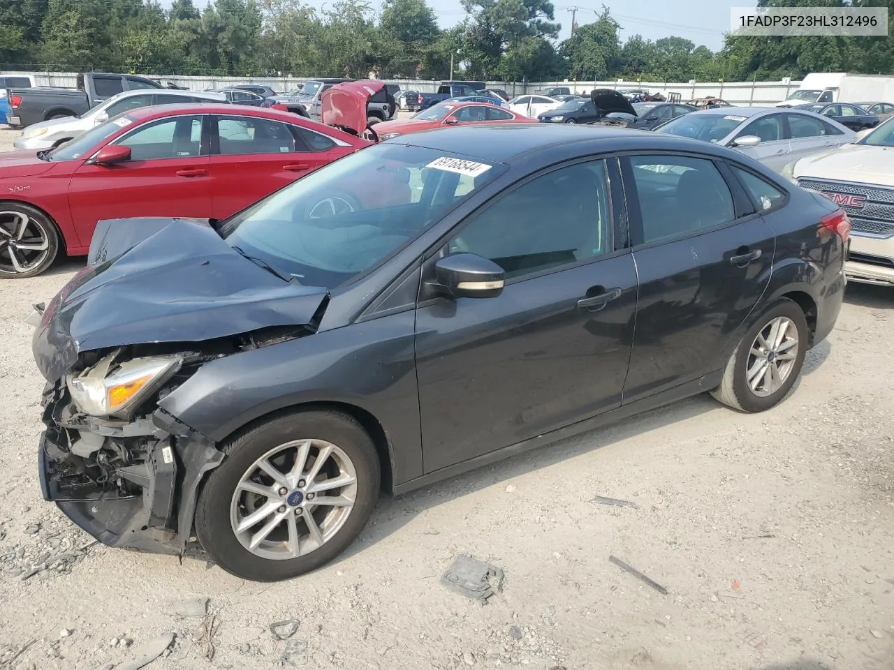 2017 Ford Focus Se VIN: 1FADP3F23HL312496 Lot: 69168544