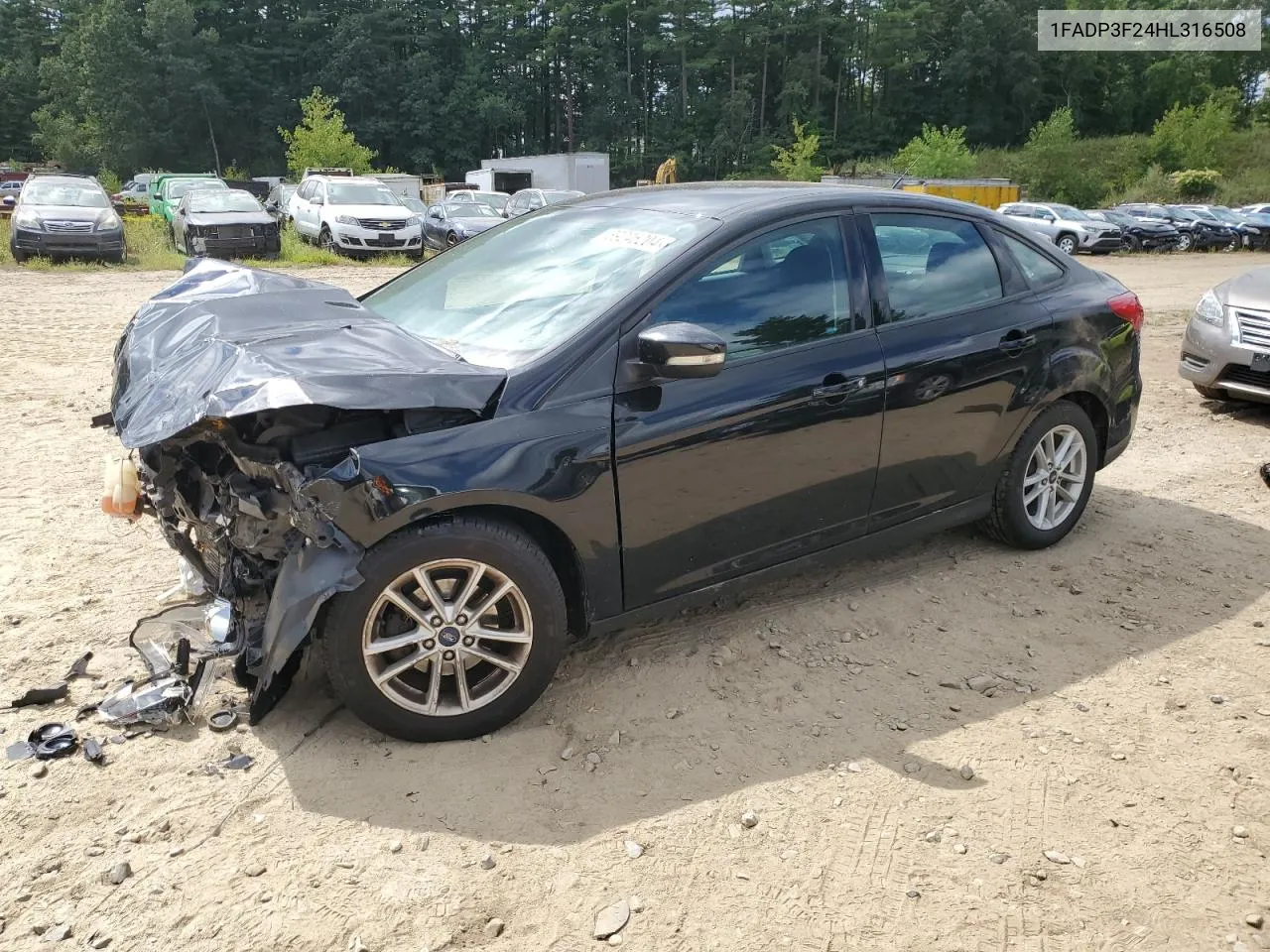 2017 Ford Focus Se VIN: 1FADP3F24HL316508 Lot: 69245204