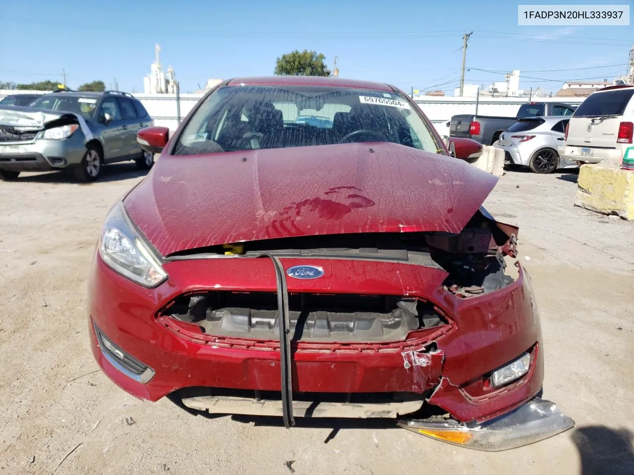 1FADP3N20HL333937 2017 Ford Focus Titanium