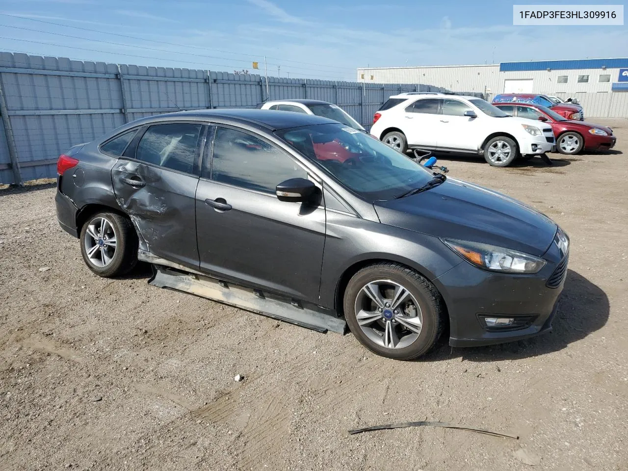 2017 Ford Focus Se VIN: 1FADP3FE3HL309916 Lot: 69782564