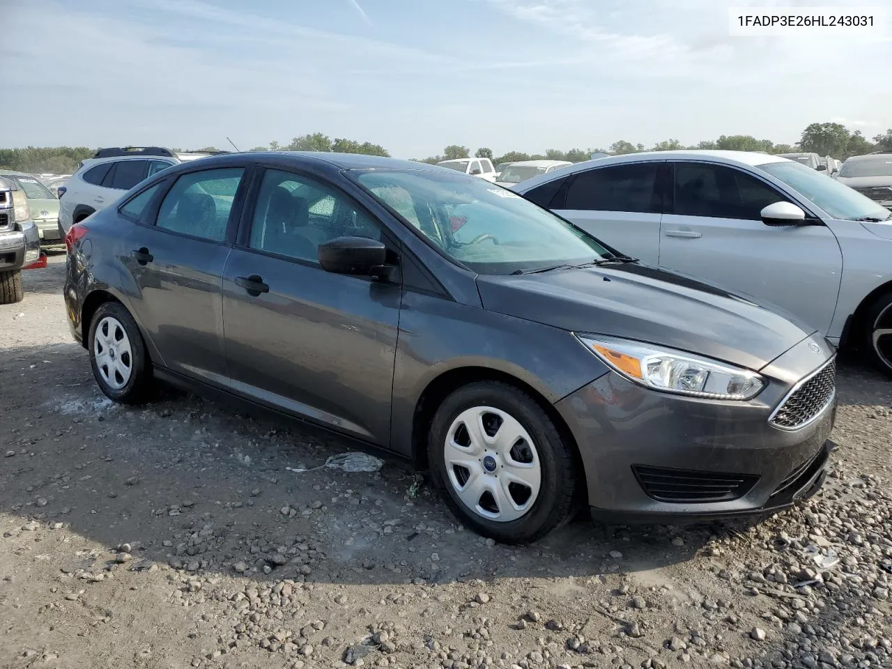 2017 Ford Focus S VIN: 1FADP3E26HL243031 Lot: 70180614