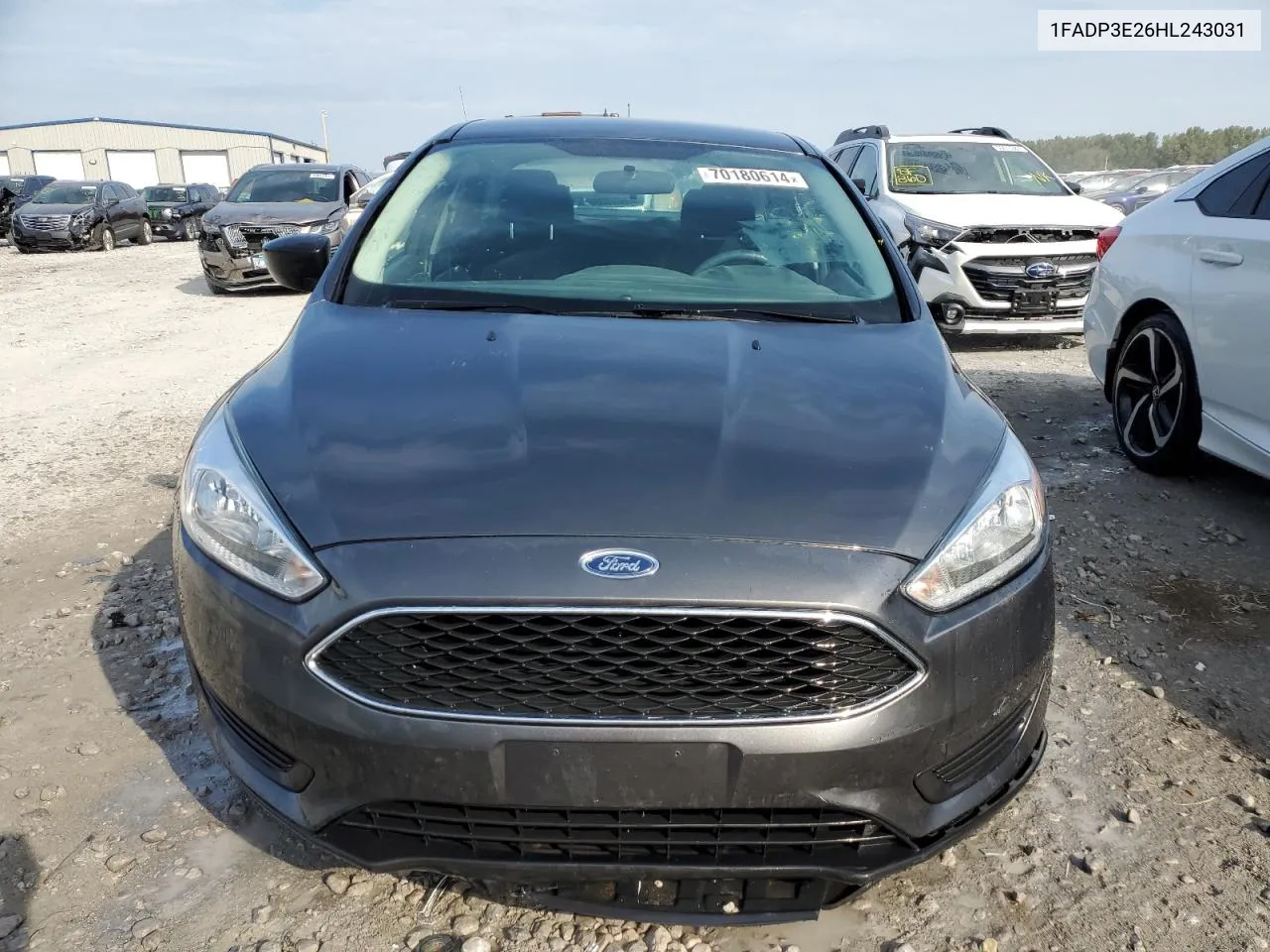 2017 Ford Focus S VIN: 1FADP3E26HL243031 Lot: 70180614