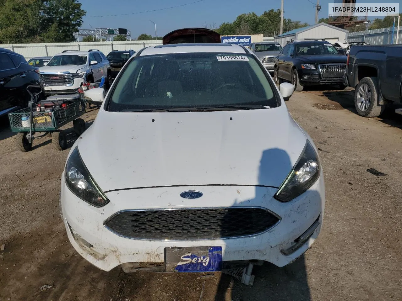 1FADP3M23HL248804 2017 Ford Focus Sel