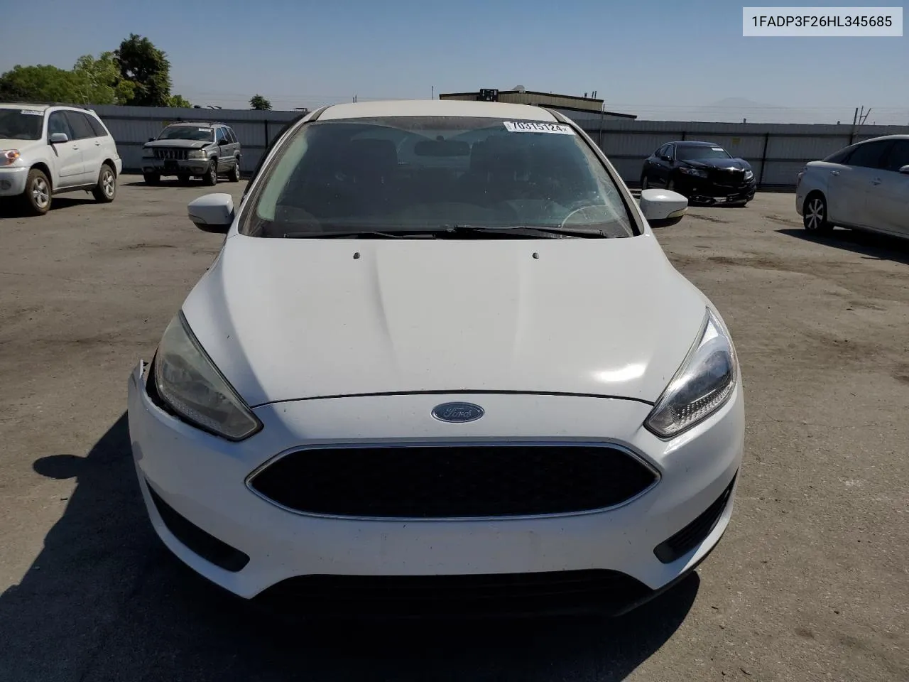 2017 Ford Focus Se VIN: 1FADP3F26HL345685 Lot: 70315124