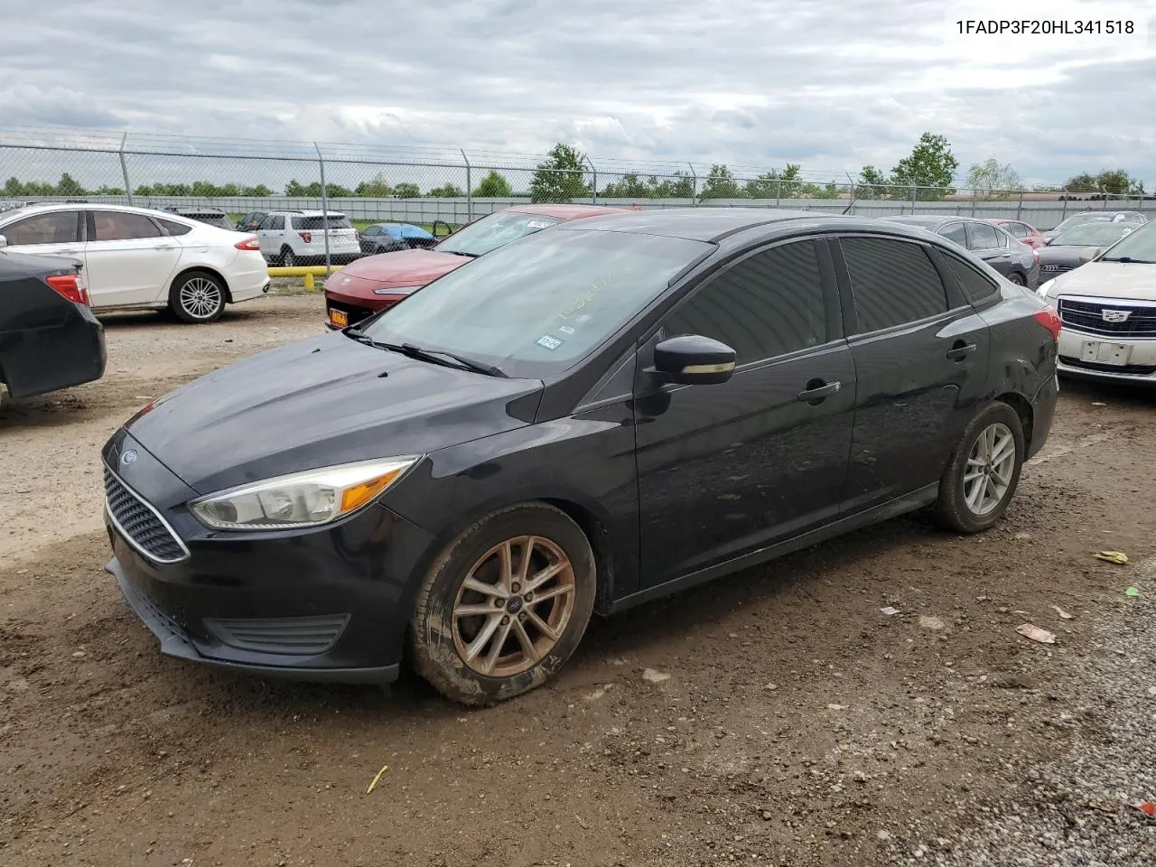 2017 Ford Focus Se VIN: 1FADP3F20HL341518 Lot: 70324704