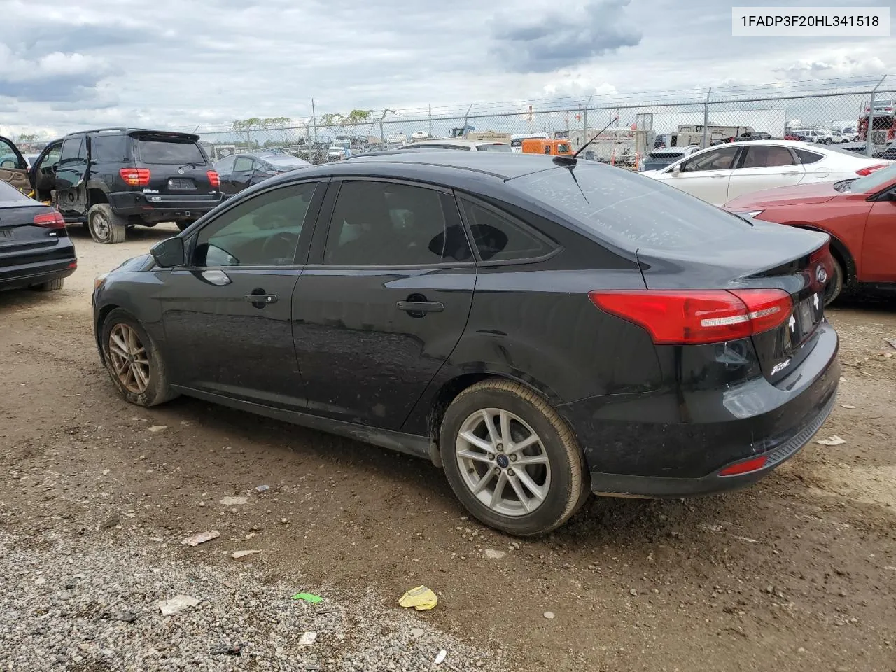 2017 Ford Focus Se VIN: 1FADP3F20HL341518 Lot: 70324704