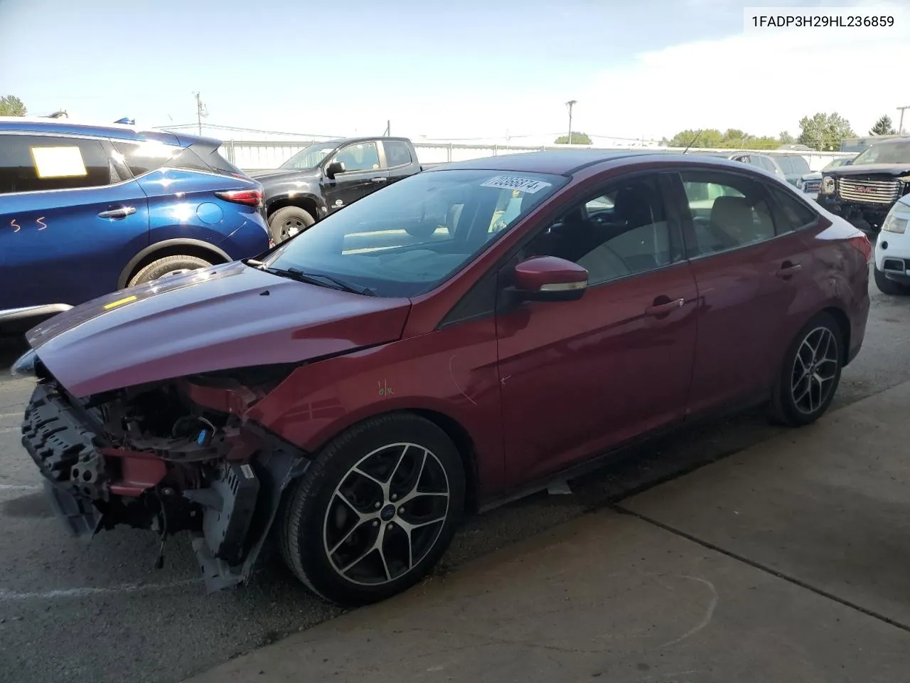 1FADP3H29HL236859 2017 Ford Focus Sel