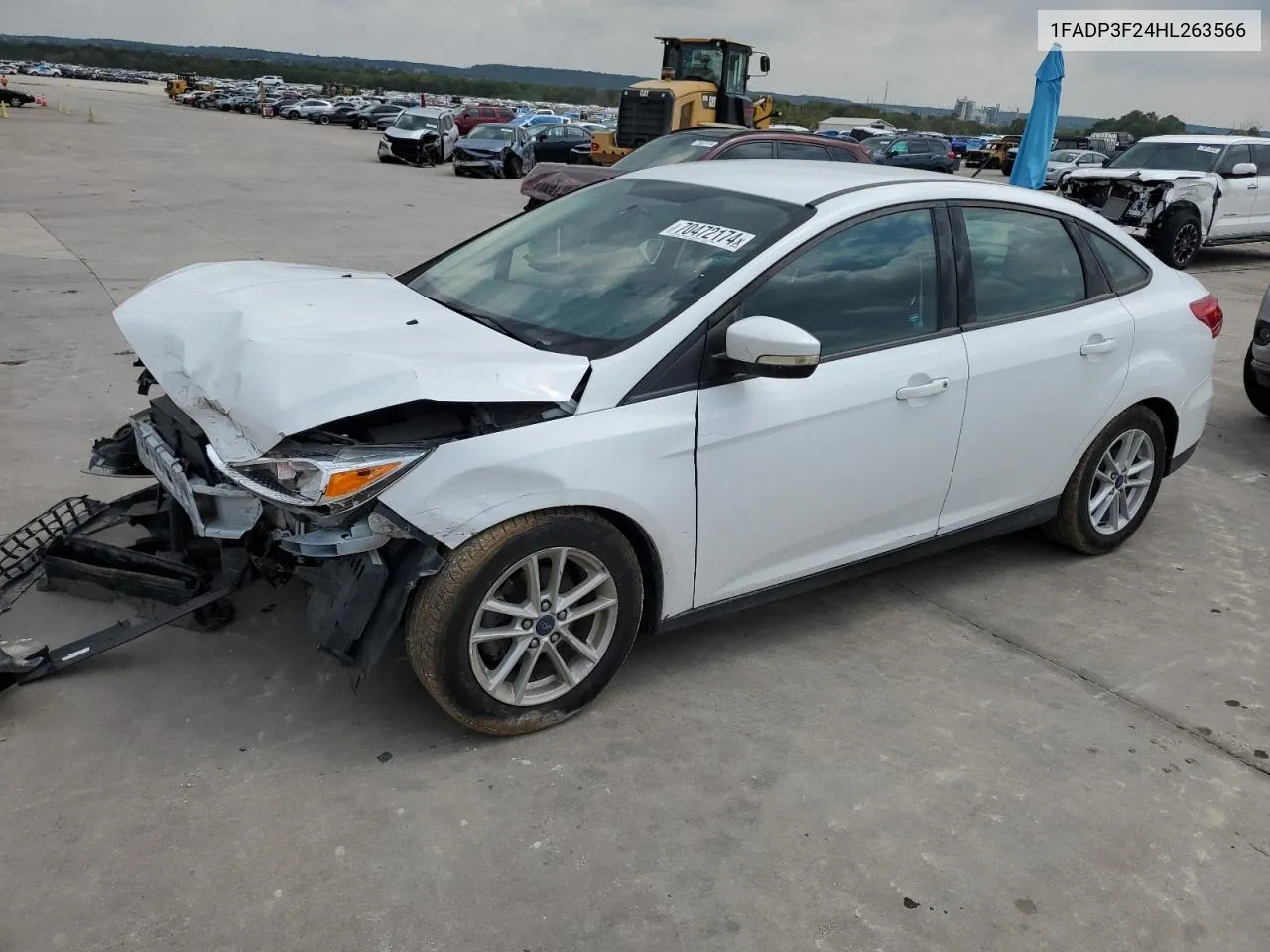 2017 Ford Focus Se VIN: 1FADP3F24HL263566 Lot: 70472174