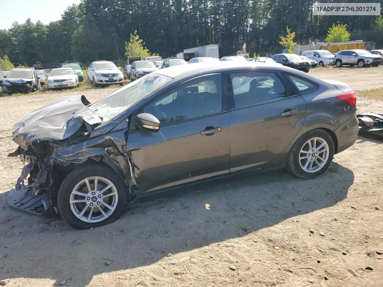 2017 Ford Focus Se VIN: 1FADP3F27HL301274 Lot: 70631644