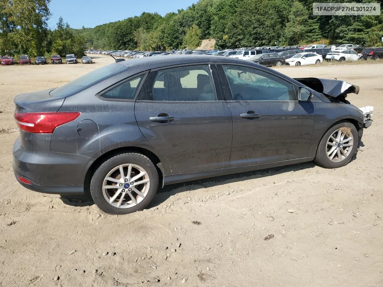 2017 Ford Focus Se VIN: 1FADP3F27HL301274 Lot: 70631644