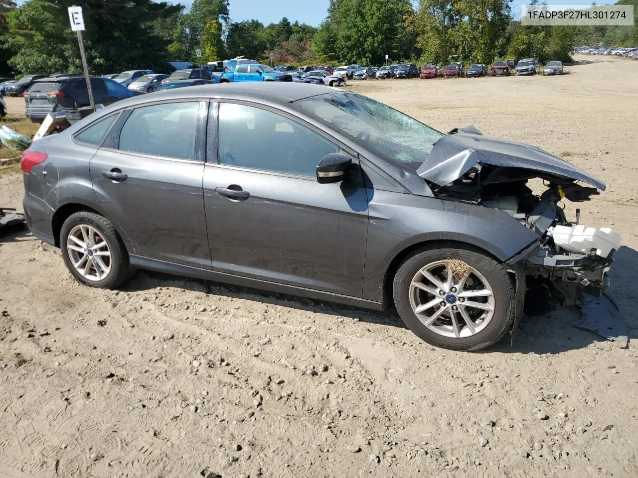 2017 Ford Focus Se VIN: 1FADP3F27HL301274 Lot: 70631644