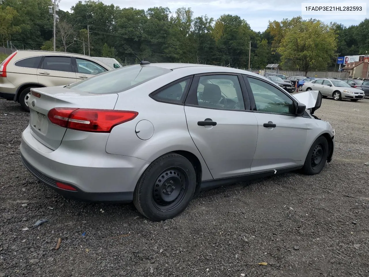 2017 Ford Focus S VIN: 1FADP3E21HL282593 Lot: 70853194