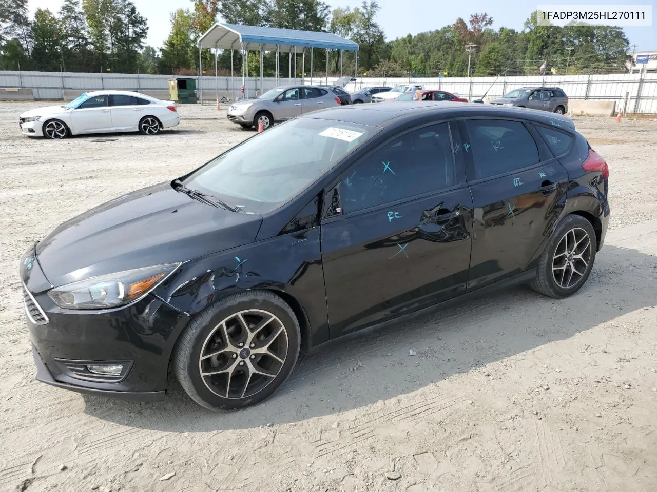 2017 Ford Focus Sel VIN: 1FADP3M25HL270111 Lot: 71016114