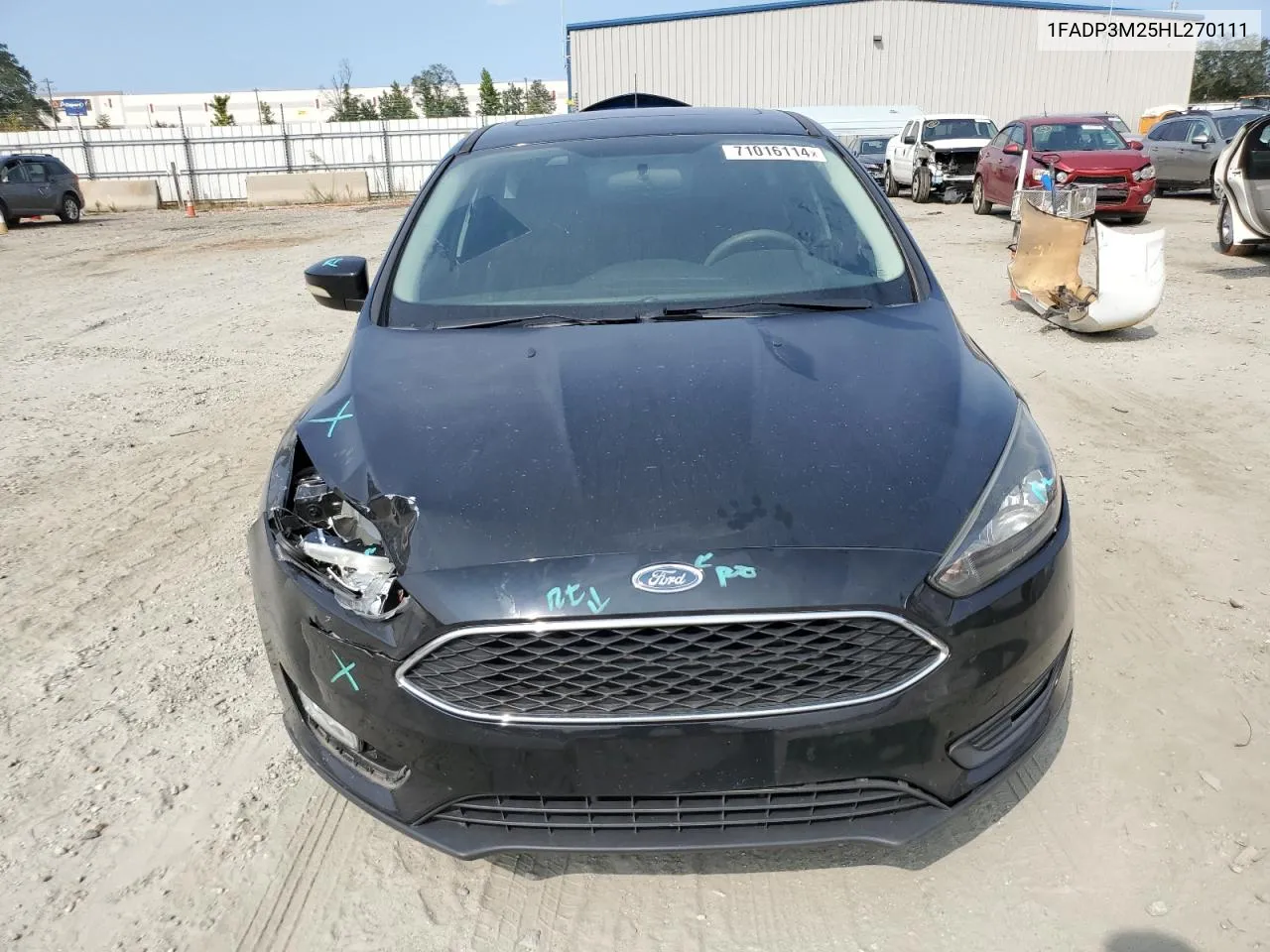 2017 Ford Focus Sel VIN: 1FADP3M25HL270111 Lot: 71016114