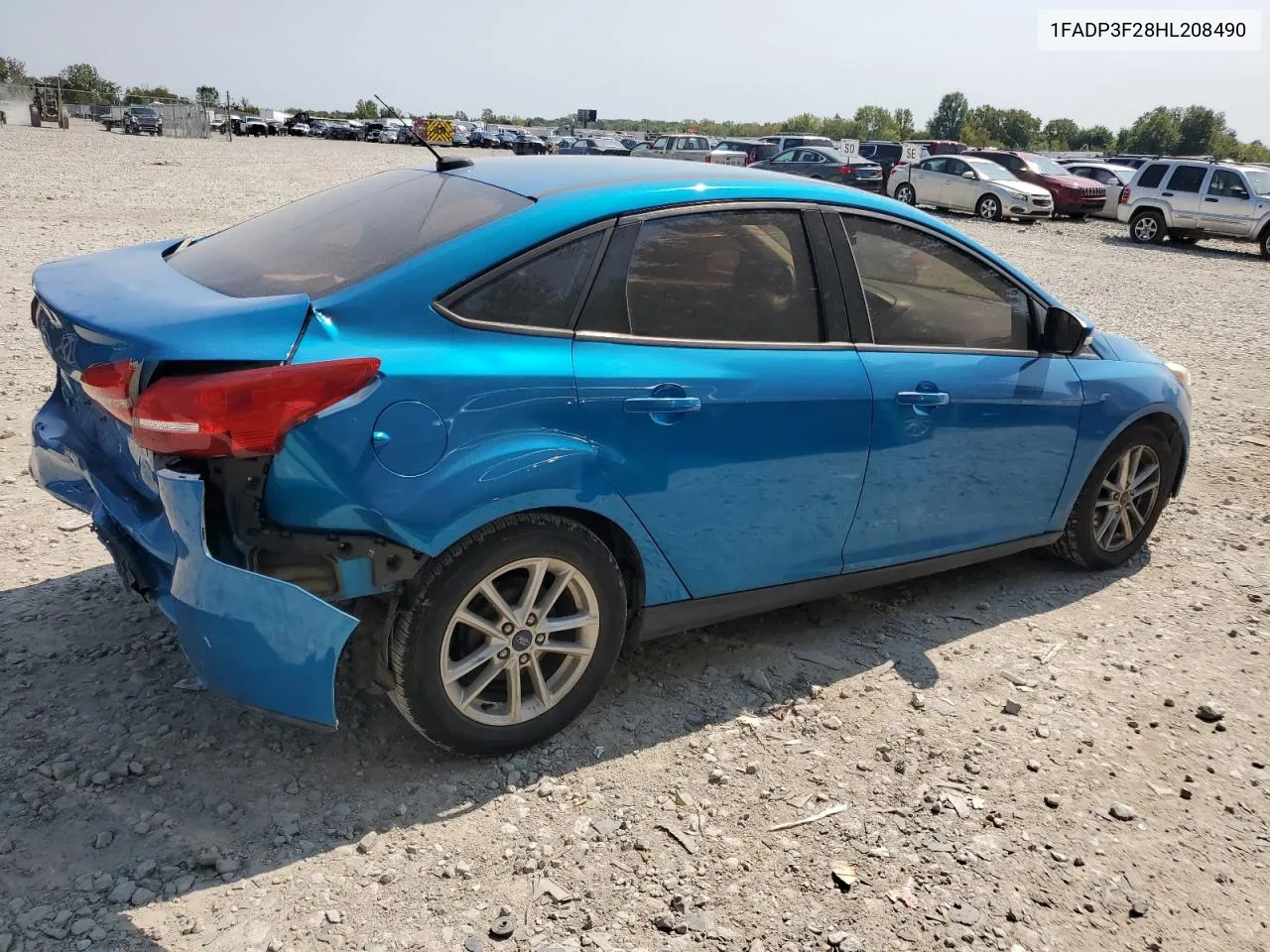 2017 Ford Focus Se VIN: 1FADP3F28HL208490 Lot: 71054784