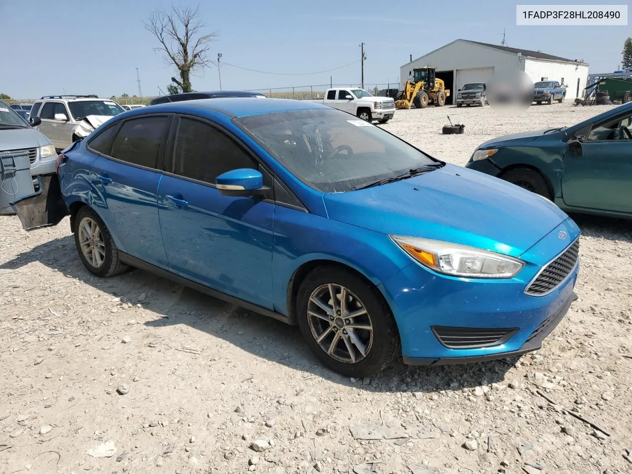 2017 Ford Focus Se VIN: 1FADP3F28HL208490 Lot: 71054784