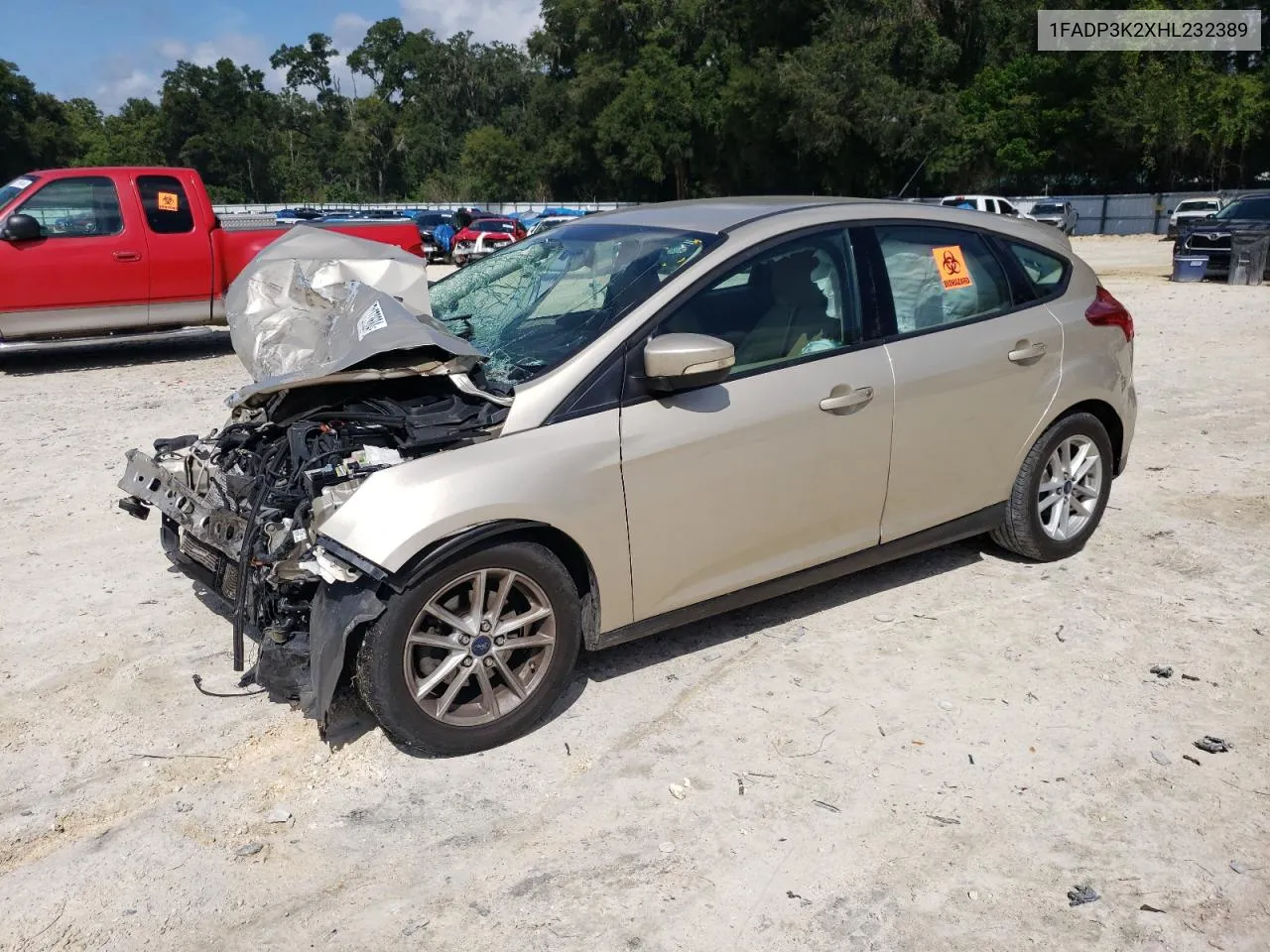 2017 Ford Focus Se VIN: 1FADP3K2XHL232389 Lot: 71273684