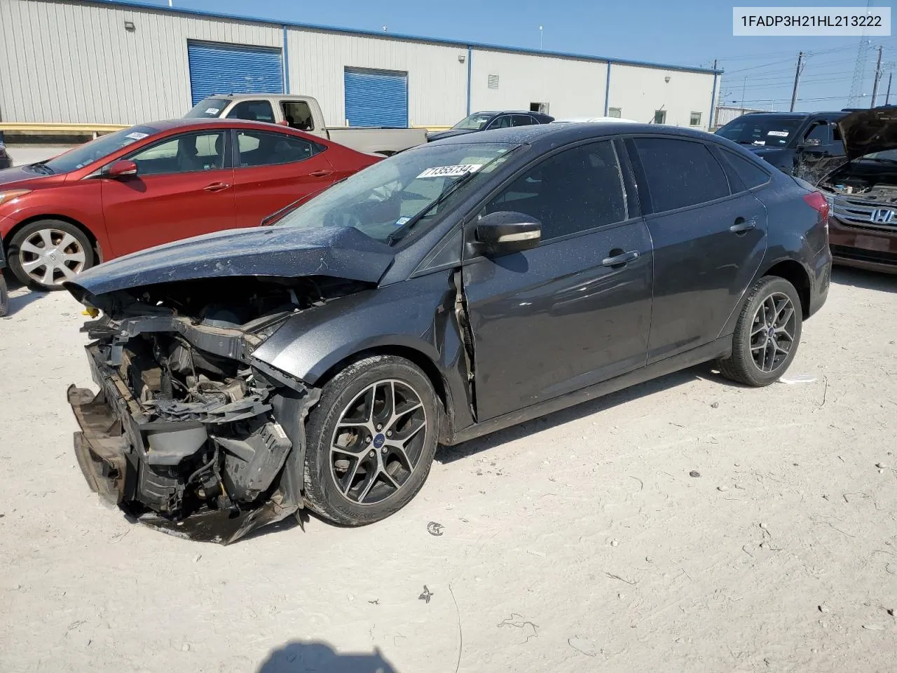 2017 Ford Focus Sel VIN: 1FADP3H21HL213222 Lot: 71355734