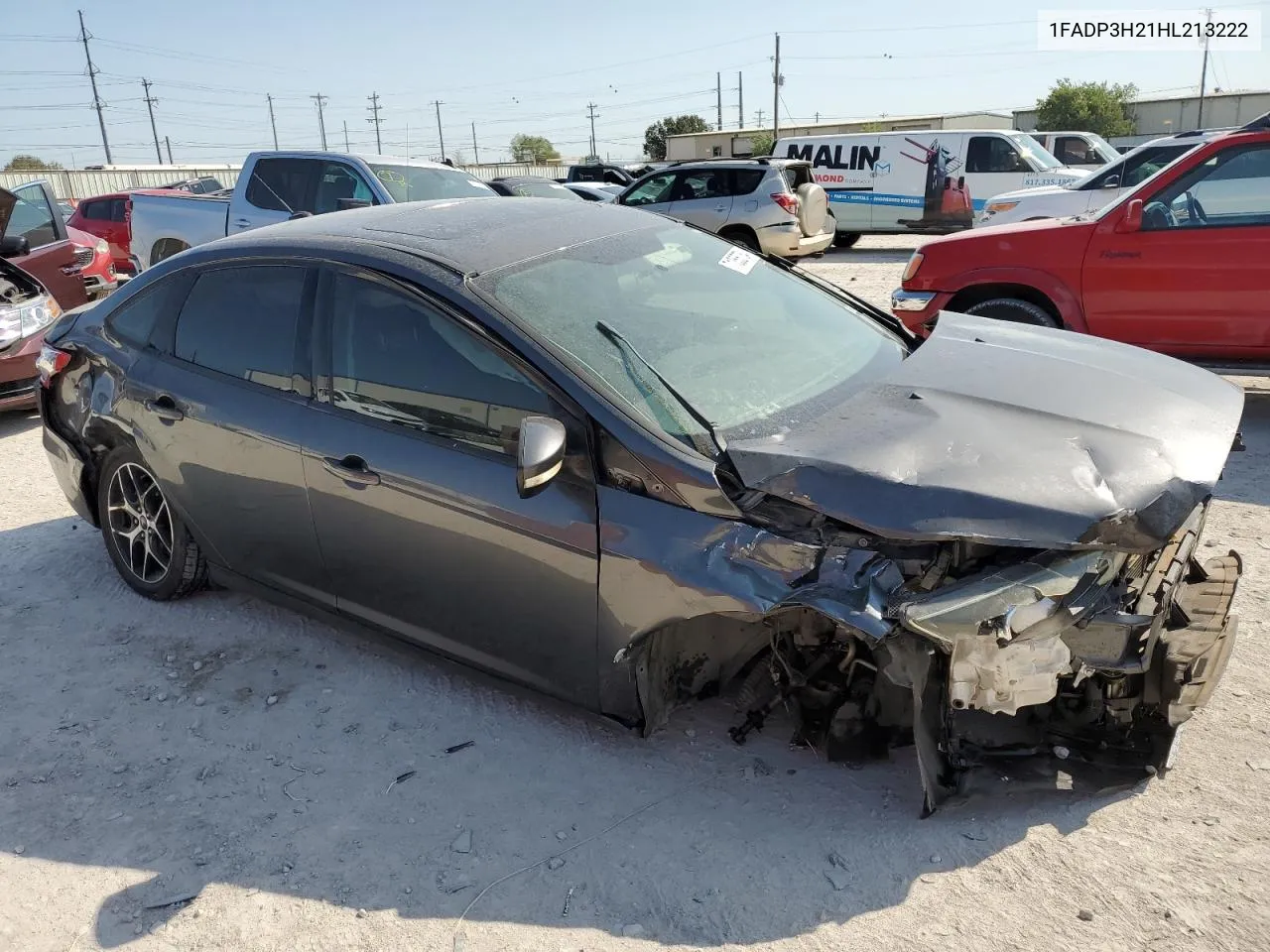 2017 Ford Focus Sel VIN: 1FADP3H21HL213222 Lot: 71355734