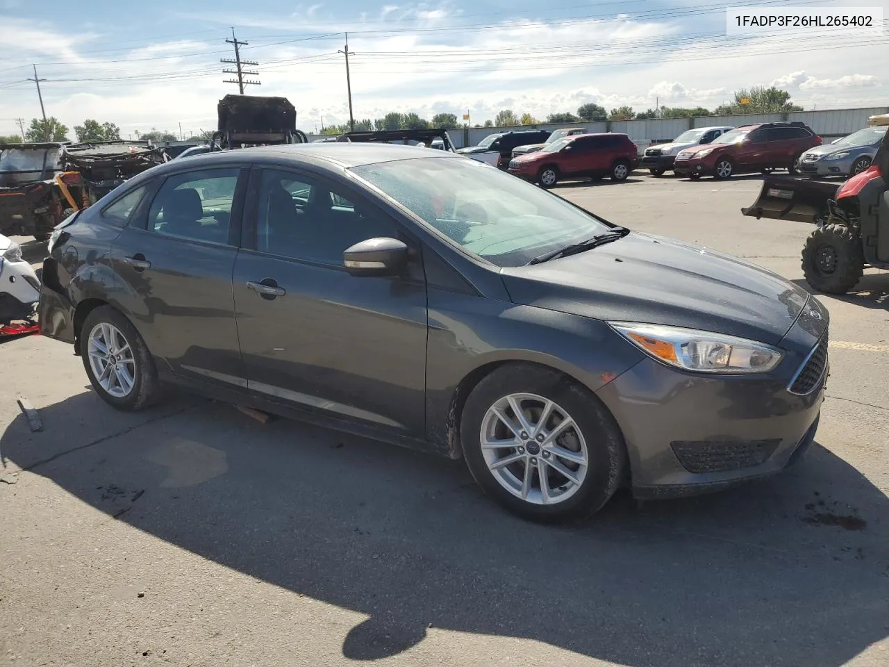 2017 Ford Focus Se VIN: 1FADP3F26HL265402 Lot: 71580824