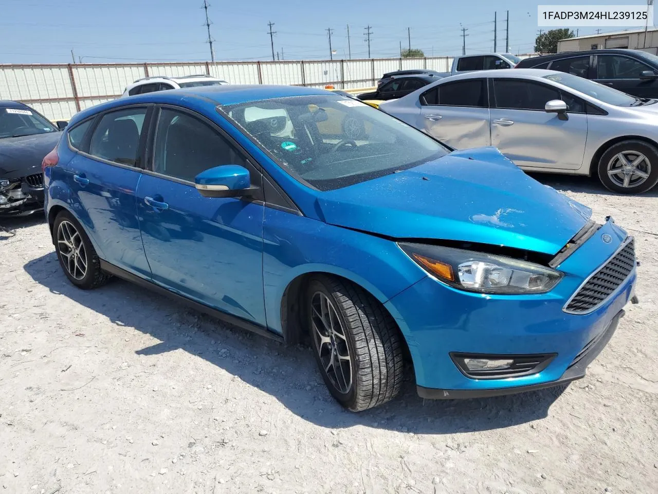 2017 Ford Focus Sel VIN: 1FADP3M24HL239125 Lot: 71591794