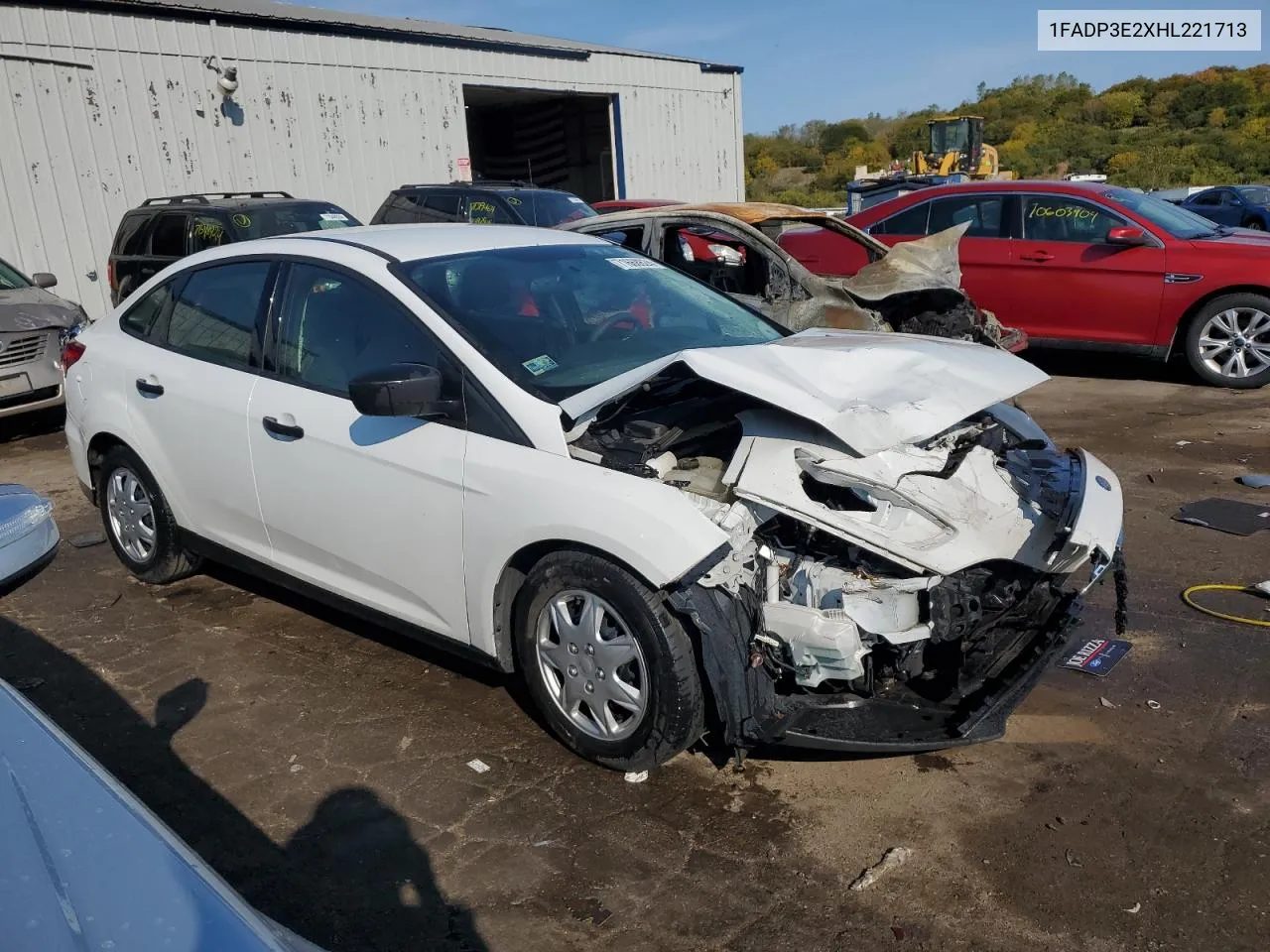 2017 Ford Focus S VIN: 1FADP3E2XHL221713 Lot: 71668624