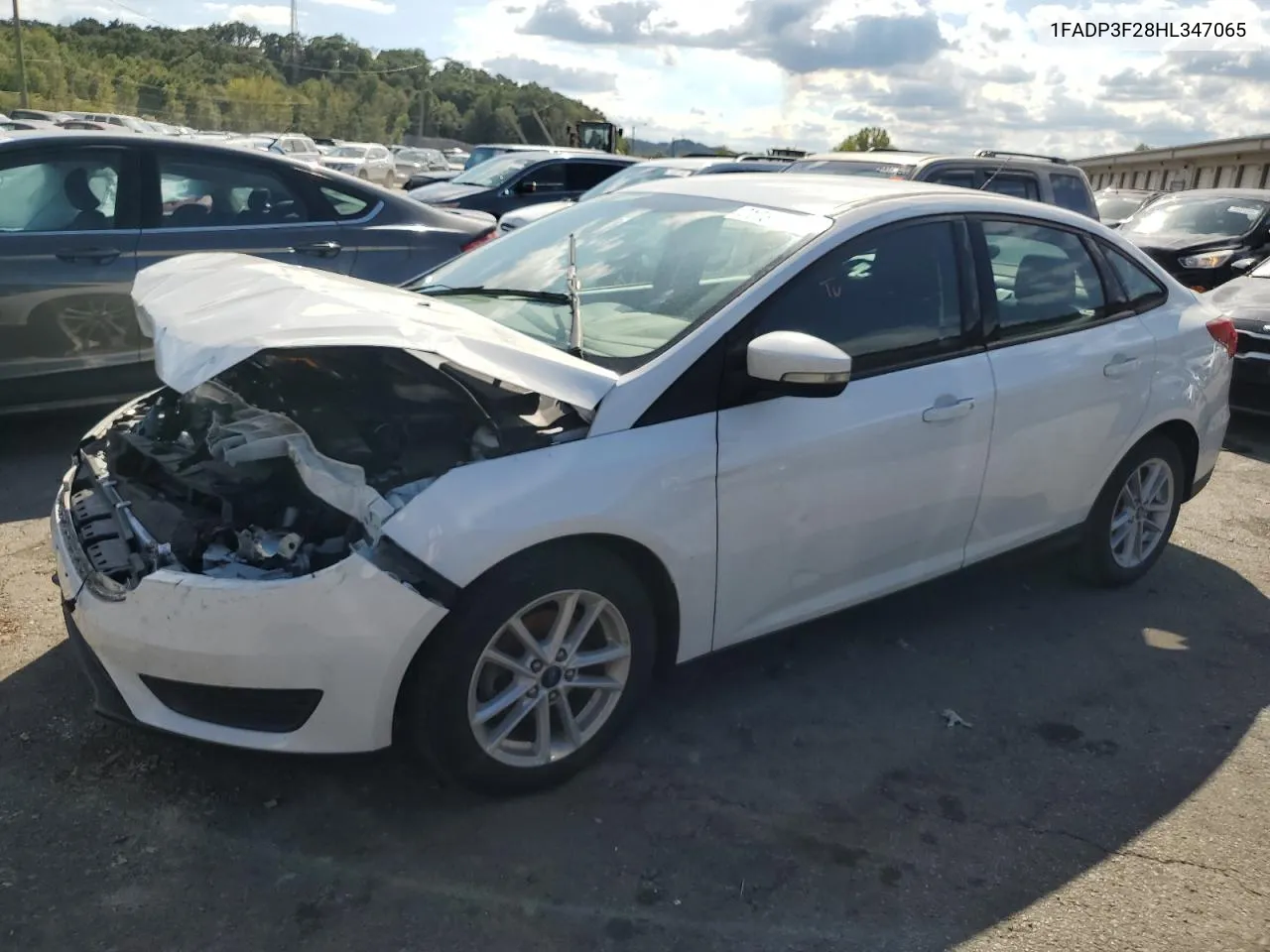 2017 Ford Focus Se VIN: 1FADP3F28HL347065 Lot: 71734314