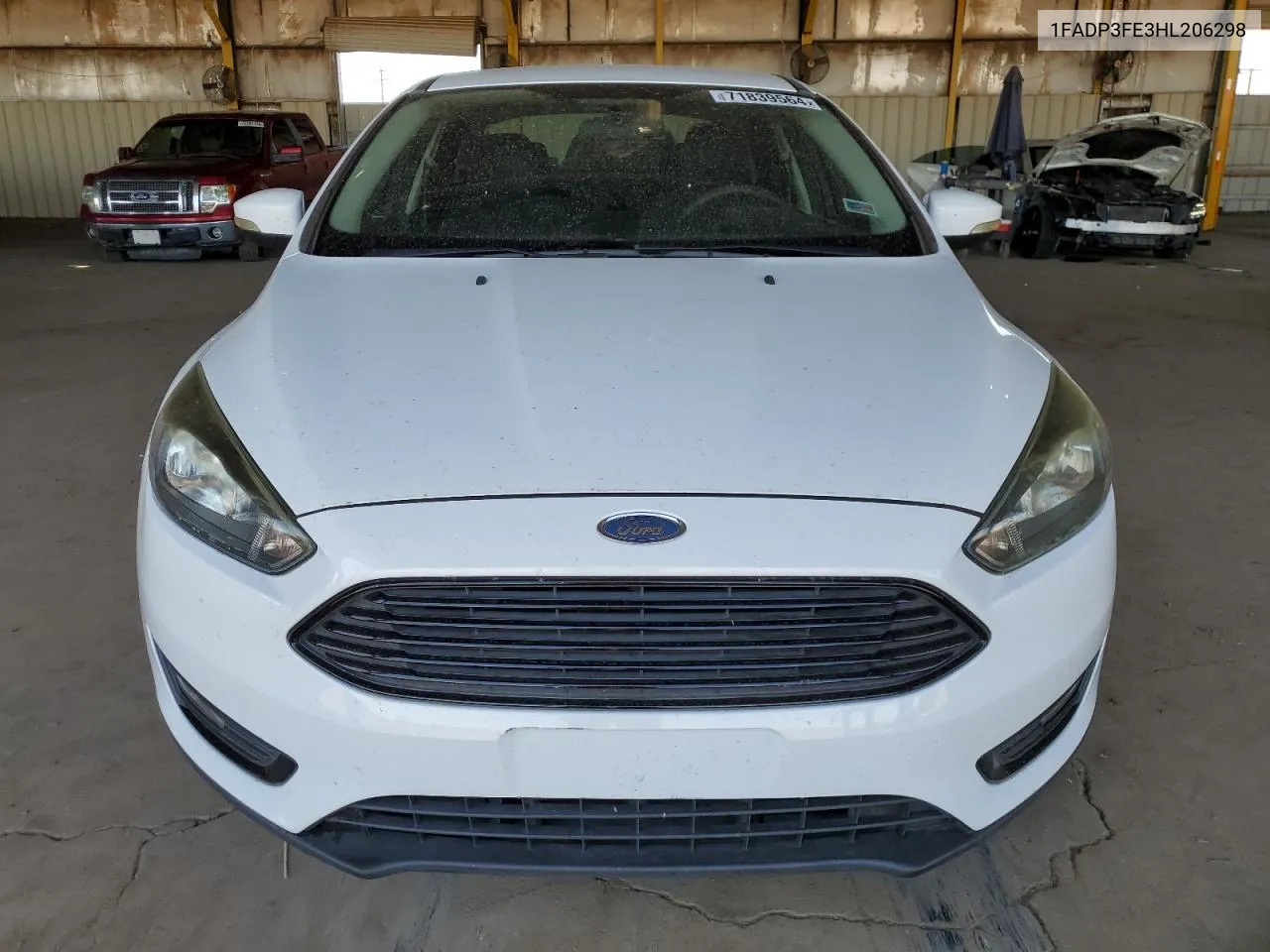 2017 Ford Focus Se VIN: 1FADP3FE3HL206298 Lot: 71839564