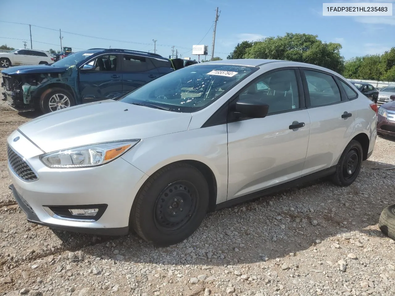 2017 Ford Focus S VIN: 1FADP3E21HL235483 Lot: 71855784