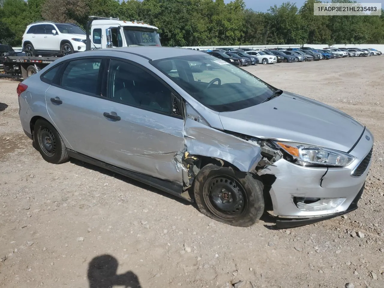 2017 Ford Focus S VIN: 1FADP3E21HL235483 Lot: 71855784