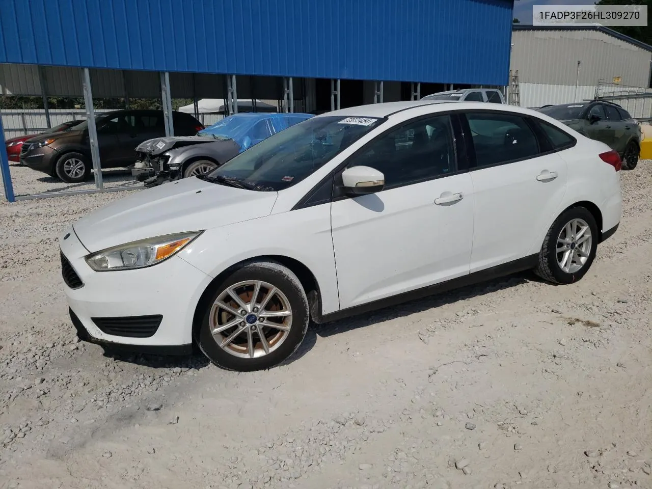 2017 Ford Focus Se VIN: 1FADP3F26HL309270 Lot: 72072454