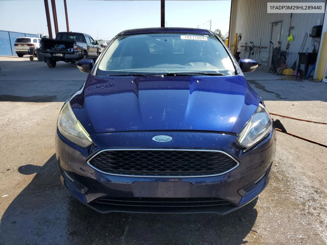 2017 Ford Focus Sel VIN: 1FADP3M29HL289440 Lot: 72217654