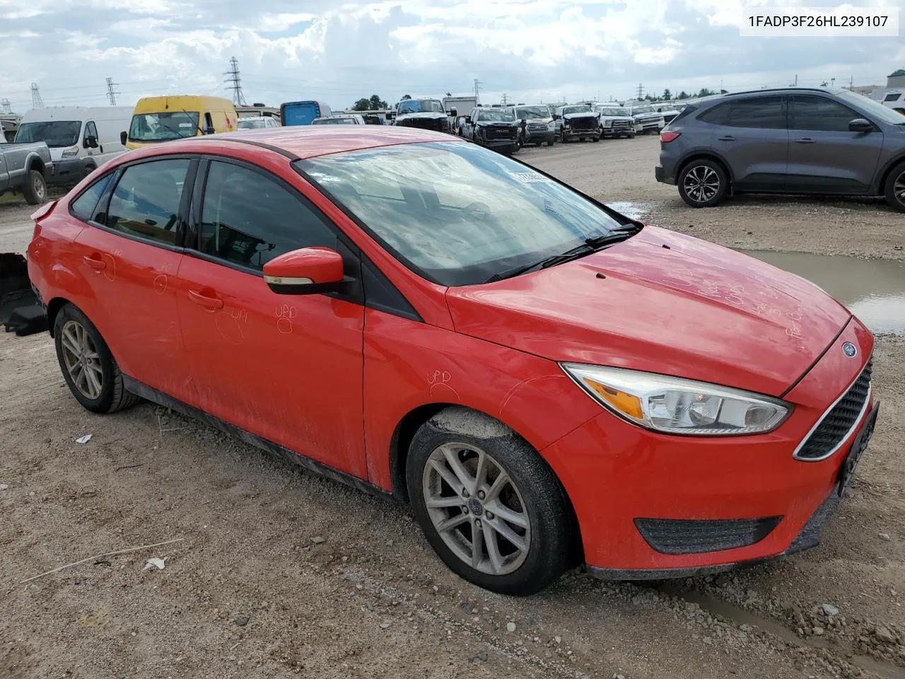 2017 Ford Focus Se VIN: 1FADP3F26HL239107 Lot: 72336514