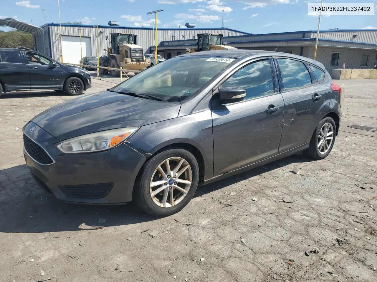 2017 Ford Focus Se VIN: 1FADP3K22HL337492 Lot: 72356614