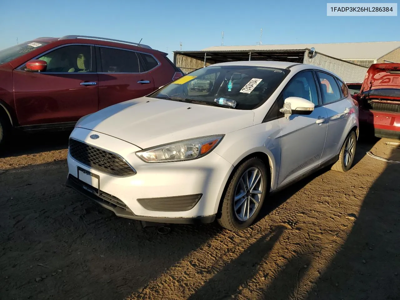 2017 Ford Focus Se VIN: 1FADP3K26HL286384 Lot: 72434104