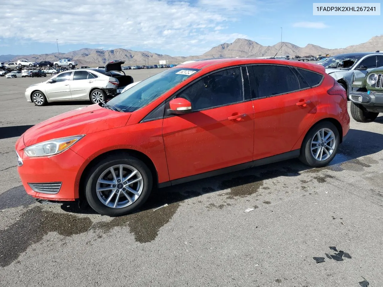 2017 Ford Focus Se VIN: 1FADP3K2XHL267241 Lot: 72436494