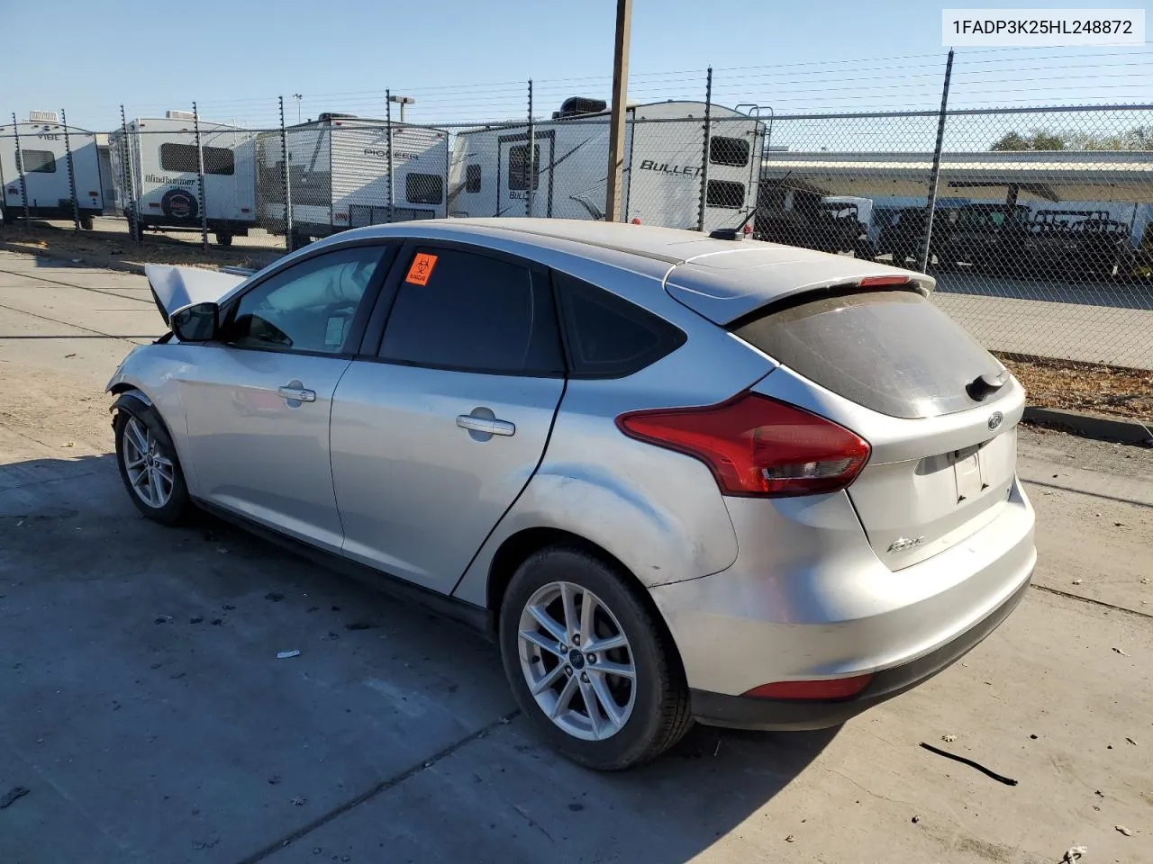 2017 Ford Focus Se VIN: 1FADP3K25HL248872 Lot: 72469984