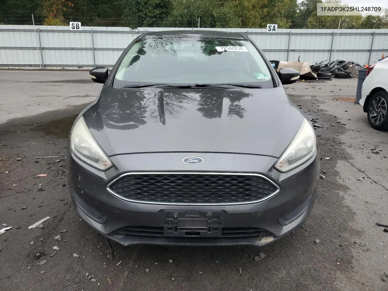 2017 Ford Focus Se VIN: 1FADP3K25HL248709 Lot: 72542234