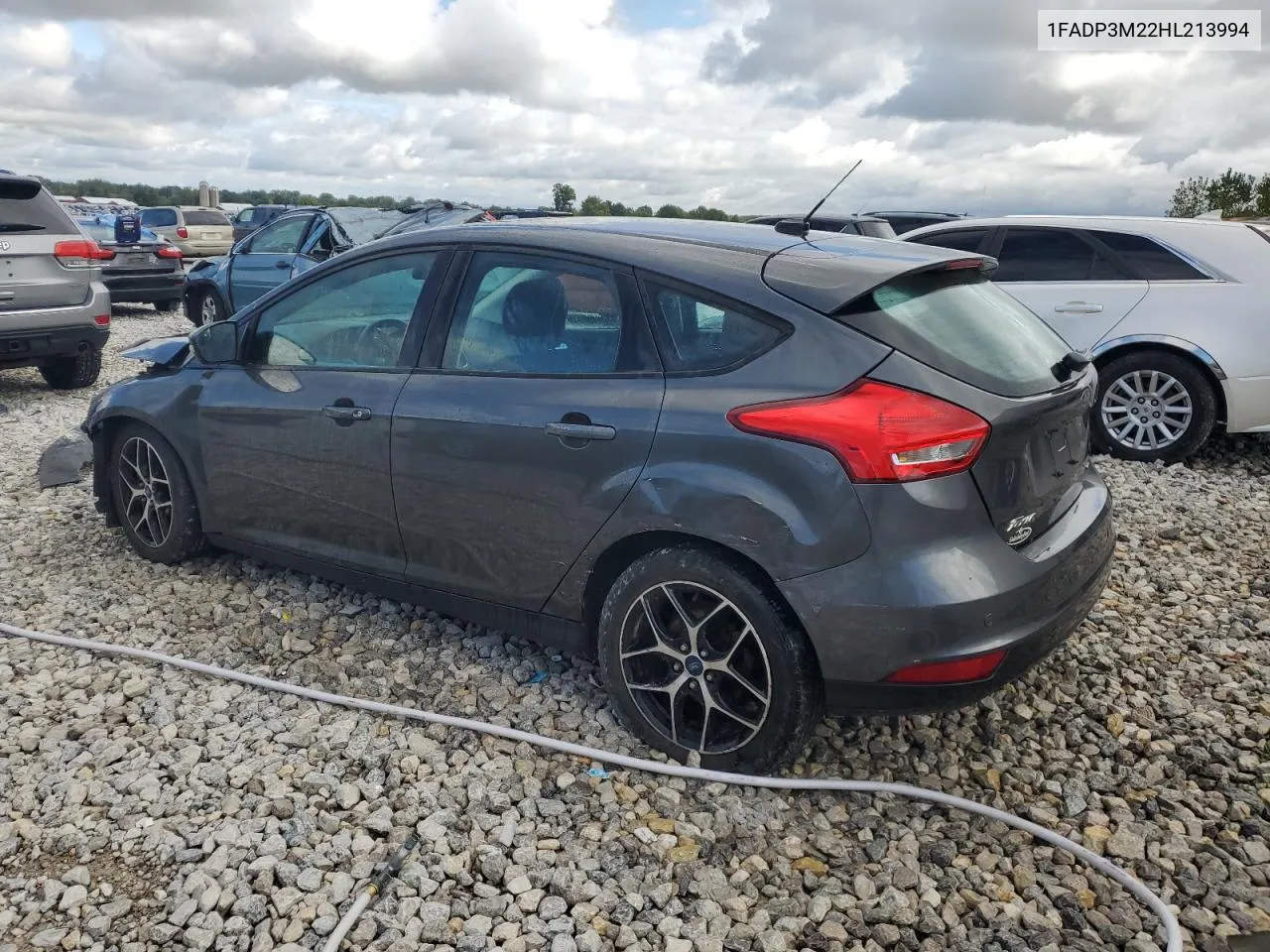 2017 Ford Focus Sel VIN: 1FADP3M22HL213994 Lot: 72804404