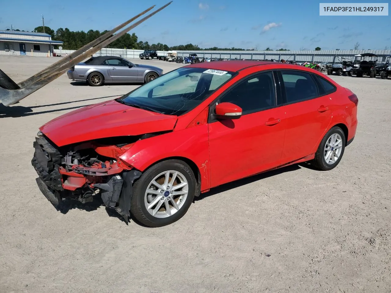 2017 Ford Focus Se VIN: 1FADP3F21HL249317 Lot: 72967444