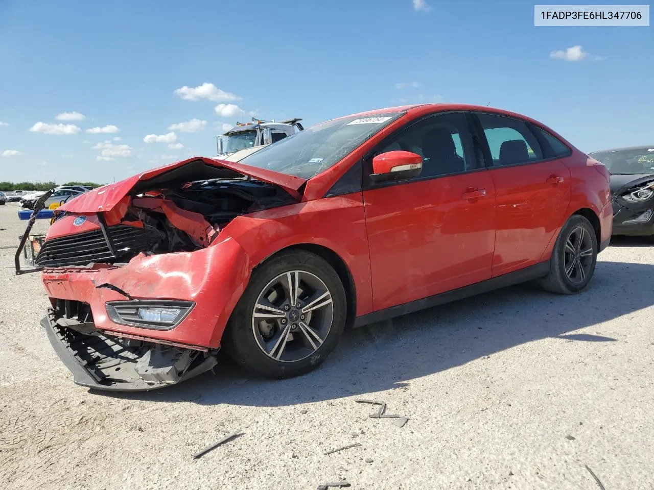 2017 Ford Focus Se VIN: 1FADP3FE6HL347706 Lot: 73096754