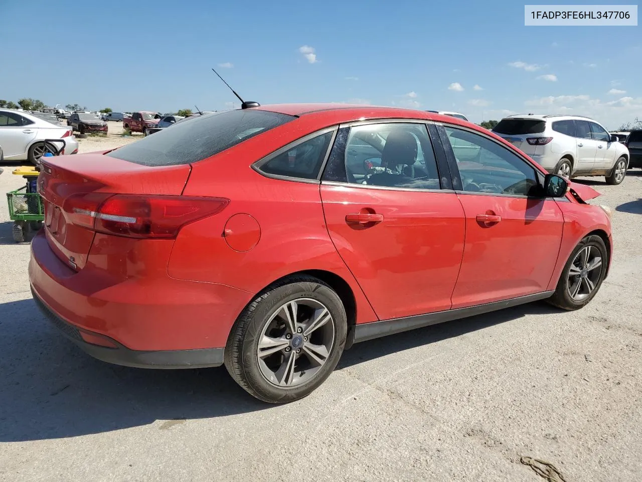 2017 Ford Focus Se VIN: 1FADP3FE6HL347706 Lot: 73096754