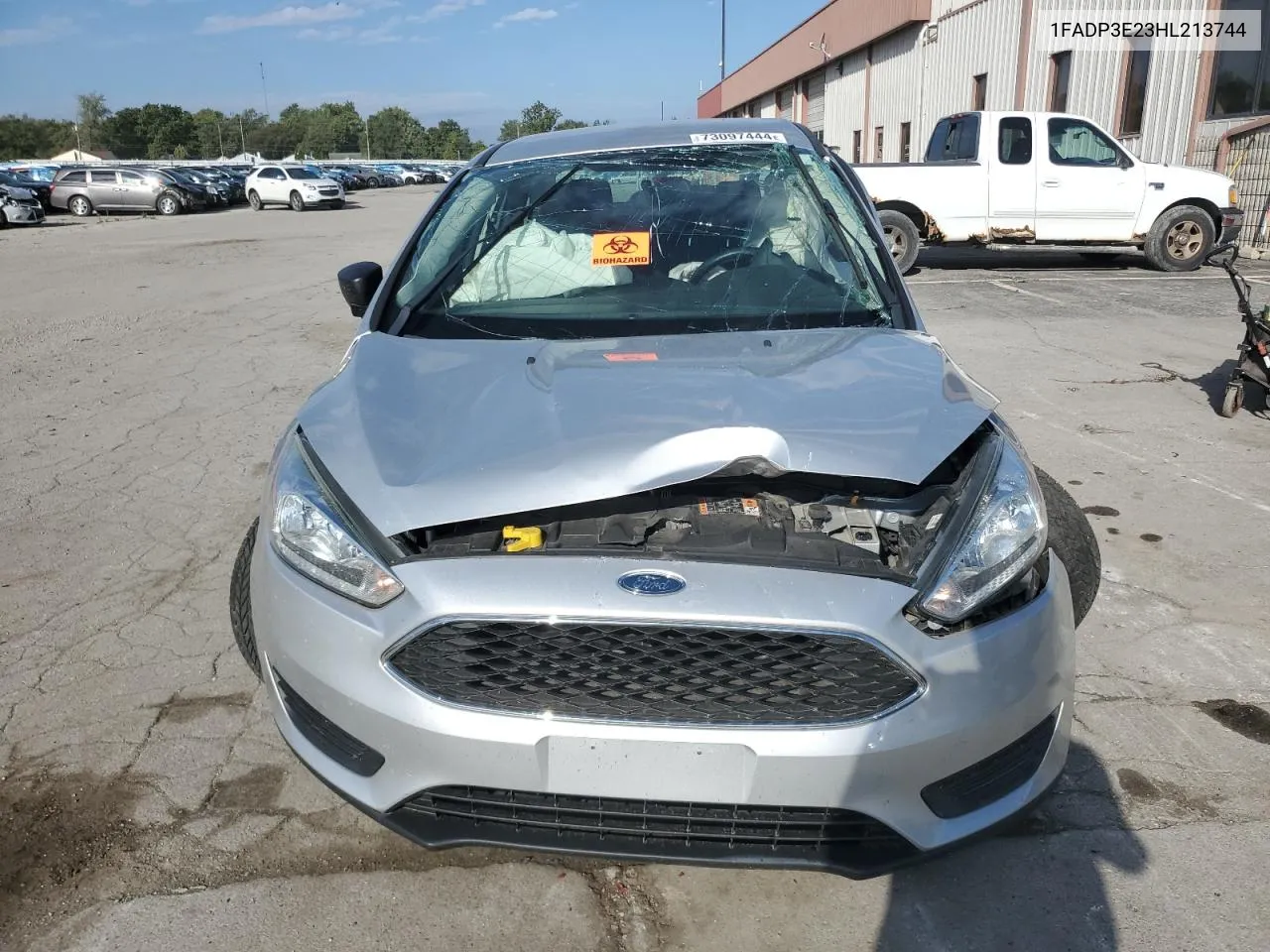 2017 Ford Focus S VIN: 1FADP3E23HL213744 Lot: 73097444