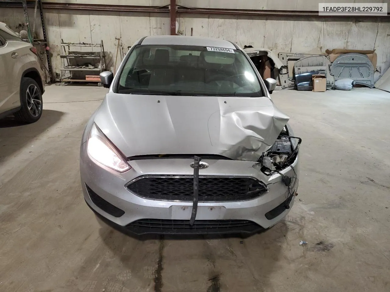 2017 Ford Focus Se VIN: 1FADP3F28HL229792 Lot: 73208694