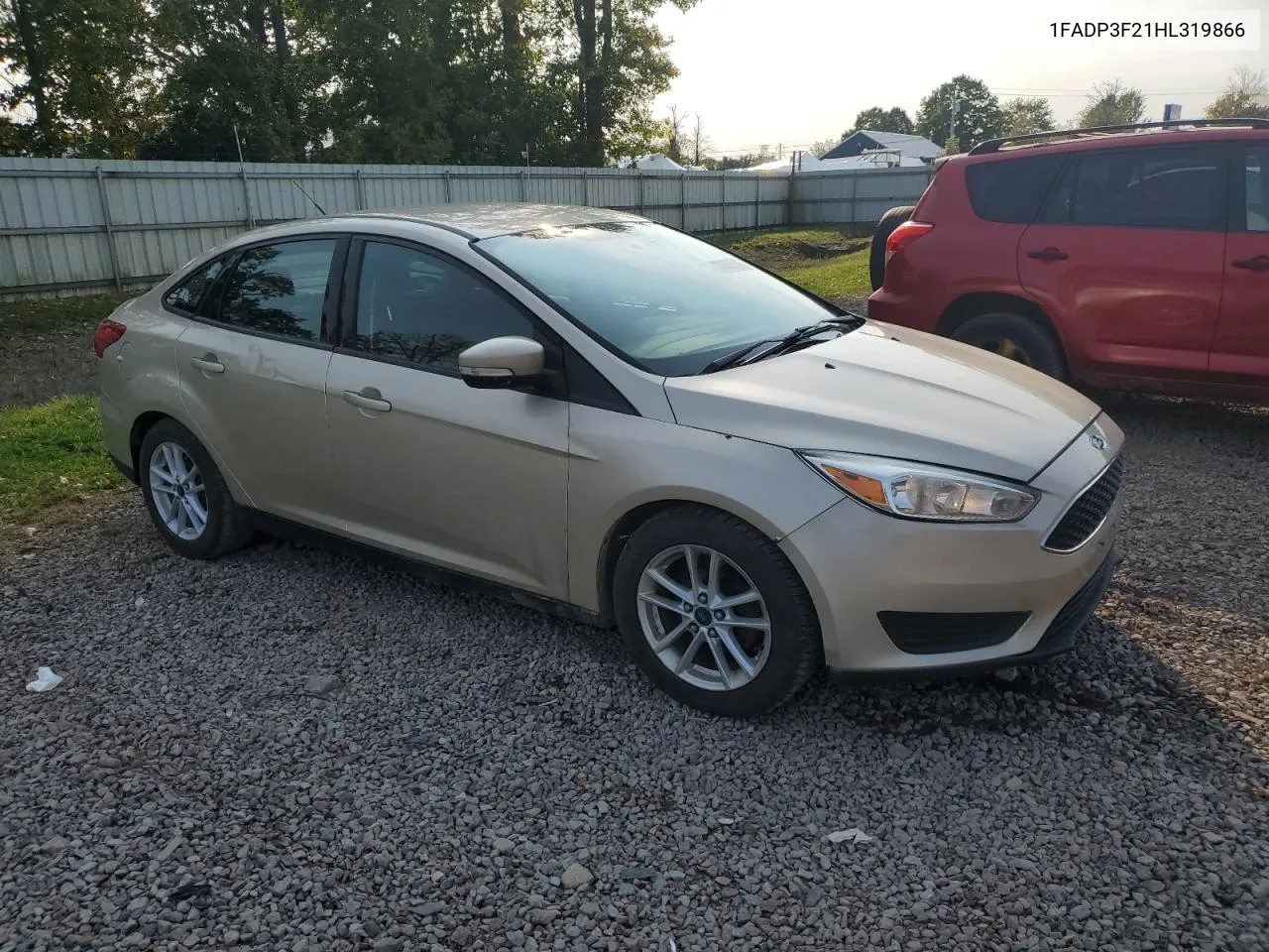 2017 Ford Focus Se VIN: 1FADP3F21HL319866 Lot: 73598524